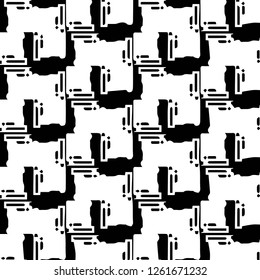 Abstract vector monochrome background. Halftone illustration pattern