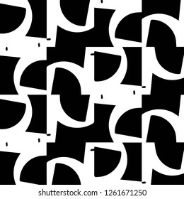 Abstract vector monochrome background. Halftone illustration pattern
