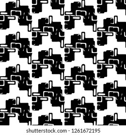 Abstract vector monochrome background. Halftone illustration pattern