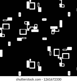 Abstract vector monochrome background. Halftone illustration pattern