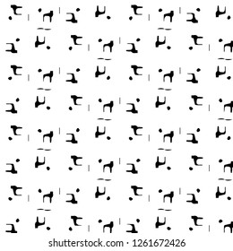 Abstract vector monochrome background. Halftone illustration pattern