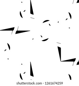 Abstract vector monochrome background. Halftone illustration pattern
