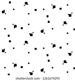 Abstract vector monochrome background. Halftone illustration pattern