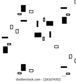 Abstract vector monochrome background. Halftone illustration pattern