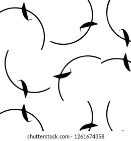 Abstract vector monochrome background. Halftone illustration pattern