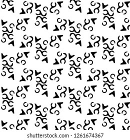 Abstract vector monochrome background. Halftone illustration pattern