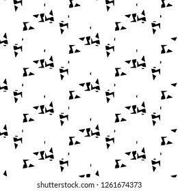 Abstract vector monochrome background. Halftone illustration pattern