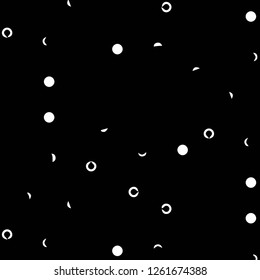 Abstract vector monochrome background. Halftone illustration pattern