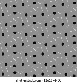 Abstract vector monochrome background. Halftone illustration pattern
