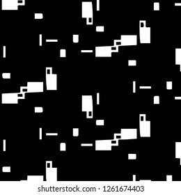 Abstract vector monochrome background. Halftone illustration pattern