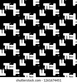 Abstract vector monochrome background. Halftone illustration pattern