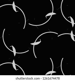 Abstract vector monochrome background. Halftone illustration pattern