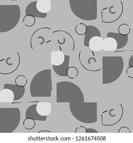 Abstract vector monochrome background. Halftone illustration pattern