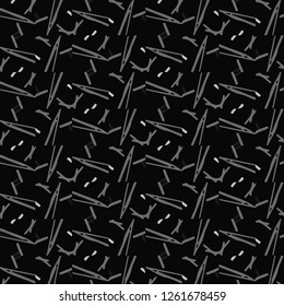 Abstract vector monochrome background. Halftone illustration pattern