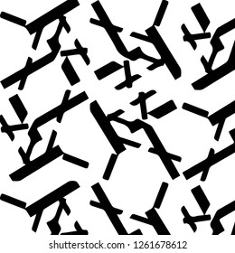 Abstract vector monochrome background. Halftone illustration pattern