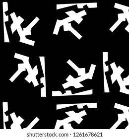 Abstract vector monochrome background. Halftone illustration pattern