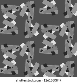 Abstract vector monochrome background. Halftone illustration pattern