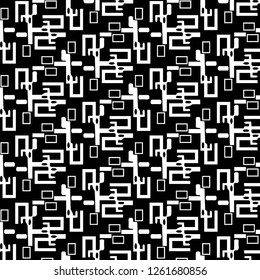Abstract vector monochrome background. Halftone illustration pattern