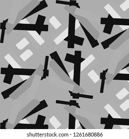 Abstract vector monochrome background. Halftone illustration pattern