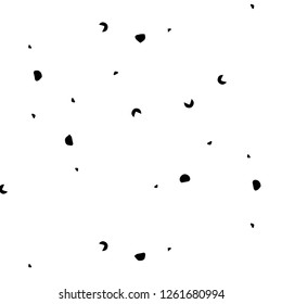 Abstract vector monochrome background. Halftone illustration pattern