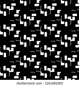 Abstract vector monochrome background. Halftone illustration pattern