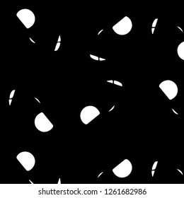 Abstract vector monochrome background. Halftone illustration pattern