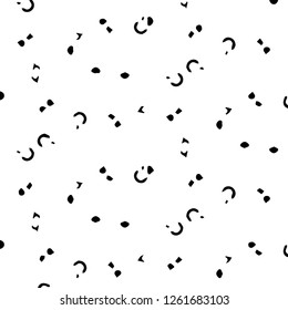 Abstract vector monochrome background. Halftone illustration pattern