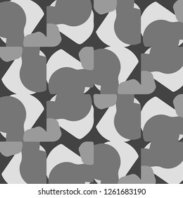 Abstract vector monochrome background. Halftone illustration pattern