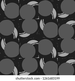 Abstract vector monochrome background. Halftone illustration pattern
