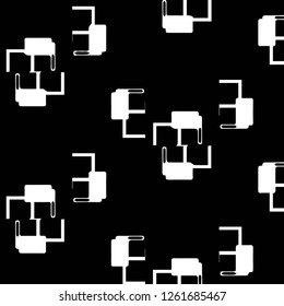 Abstract vector monochrome background. Halftone illustration pattern