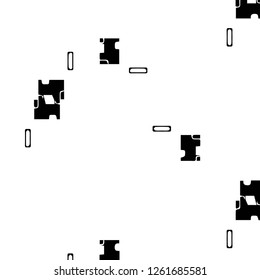 Abstract vector monochrome background. Halftone illustration pattern