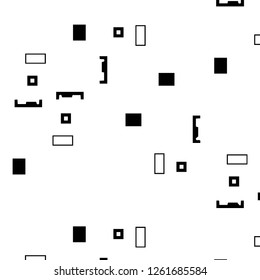 Abstract vector monochrome background. Halftone illustration pattern