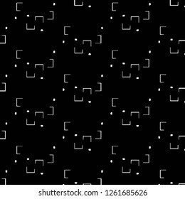 Abstract vector monochrome background. Halftone illustration pattern