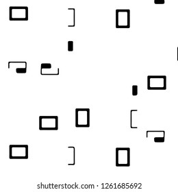 Abstract vector monochrome background. Halftone illustration pattern