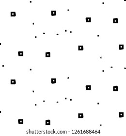 Abstract vector monochrome background. Halftone illustration pattern