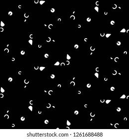 Abstract vector monochrome background. Halftone illustration pattern