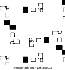 Abstract vector monochrome background. Halftone illustration pattern