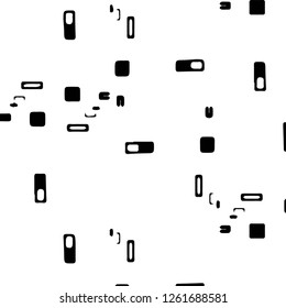 Abstract vector monochrome background. Halftone illustration pattern