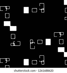 Abstract vector monochrome background. Halftone illustration pattern