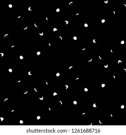 Abstract vector monochrome background. Halftone illustration pattern