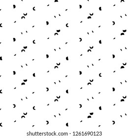 Abstract vector monochrome background. Halftone illustration pattern