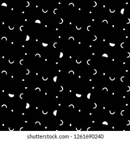 Abstract vector monochrome background. Halftone illustration pattern