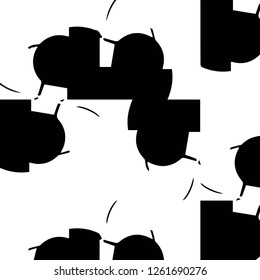 Abstract vector monochrome background. Halftone illustration pattern