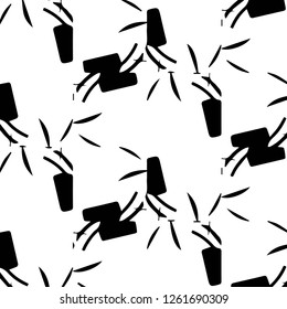 Abstract vector monochrome background. Halftone illustration pattern