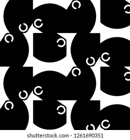 Abstract vector monochrome background. Halftone illustration pattern