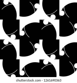 Abstract vector monochrome background. Halftone illustration pattern