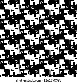 Abstract vector monochrome background. Halftone illustration pattern