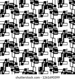 Abstract vector monochrome background. Halftone illustration pattern