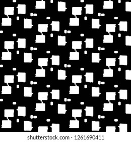 Abstract vector monochrome background. Halftone illustration pattern