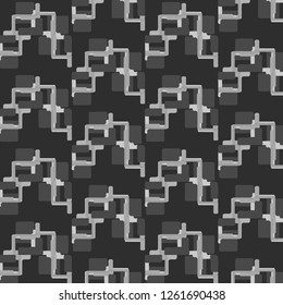 Abstract vector monochrome background. Halftone illustration pattern